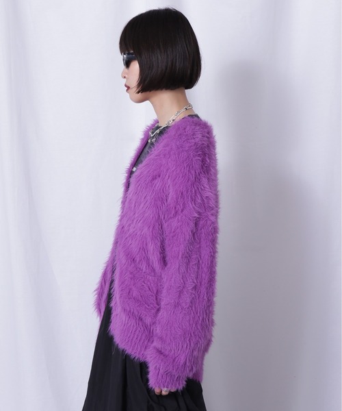 ROSE BUD（ローズバッド）の「フェザーヤーンカーデ（カーディガン/ボレロ・レディース・グレー/ブルー/パープル・FREE）」の20枚目の写真