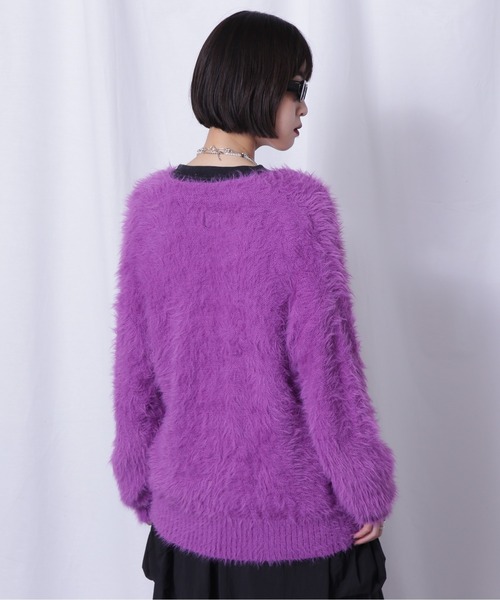 ROSE BUD（ローズバッド）の「フェザーヤーンカーデ（カーディガン/ボレロ・レディース・グレー/ブルー/パープル・FREE）」の21枚目の写真