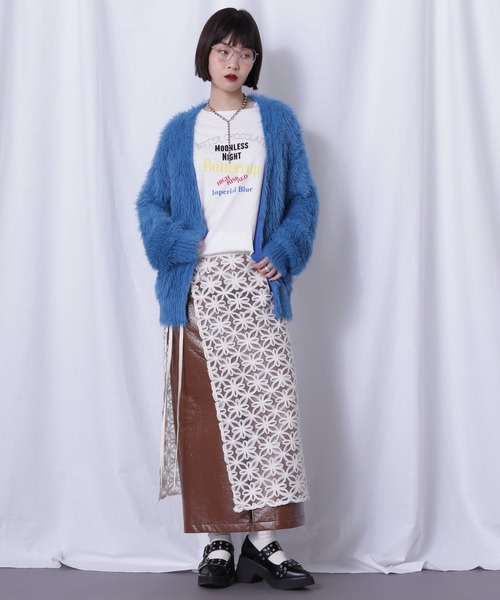 ROSE BUD（ローズバッド）の「フェザーヤーンカーデ（カーディガン/ボレロ・レディース・グレー/ブルー/パープル・FREE）」の10枚目の写真