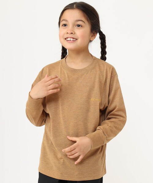 Columbia（コロンビア）の「Columbia／【KIDS】エンジョイマウンテンライフ ロングスリーブティー／コロンビア／キッズ／長袖／吸湿・速乾（Tシャツ/カットソー・キッズ・チャコールグレー/ブラウン/ライトグレー・S/L/M/XXS/XS）」の7枚目の写真