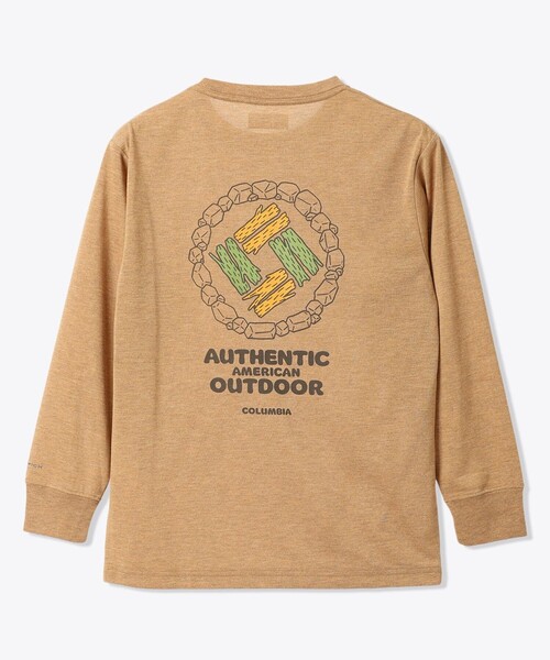 Columbia（コロンビア）の「Columbia／【KIDS】エンジョイマウンテンライフ ロングスリーブティー／コロンビア／キッズ／長袖／吸湿・速乾（Tシャツ/カットソー・キッズ・チャコールグレー/ブラウン/ライトグレー・S/L/M/XXS/XS）」の9枚目の写真