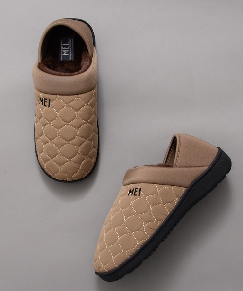 MEI（メイ）の「【MEI メイ】QUILTING MOC SHOES キルティング モックシューズ / Men’s（スリッポン・メンズ・ブラウン/ベージュ/ブラック/オリーブ/グレー・S/M/L）」の4枚目の写真