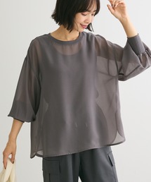 ELENCARE DUE | ・ELENCARE DUE シアープルオーバー(Tシャツ/カットソー)