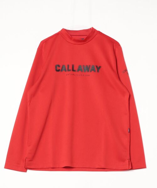 Callaway（キャロウェイ）の「キャロウェイ  ストレッチスムース モックネックシャツ（シャツ/ブラウス・メンズ・ネイビー/ホワイト/レッド・M/L/LL/3L）」の3枚目の写真