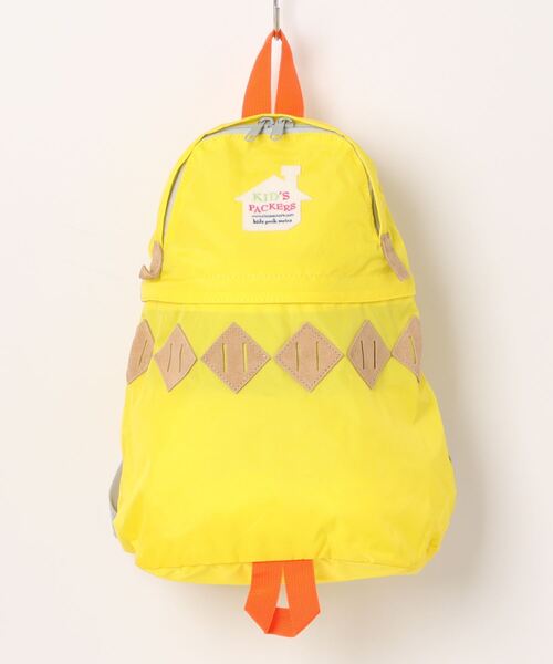 FREDRIK PACKERS(フレドリックパッカーズ)の「FREDRIK PACKERS / ARGYLE BACK PACK KIDS(バックパック/リュック・キッズ・パープル/イエロー/ピンク/レッド/オリーブ・ONESIZE)」の4枚目の写真
