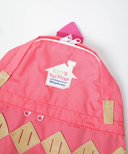 FREDRIK PACKERS(フレドリックパッカーズ)の「FREDRIK PACKERS / ARGYLE BACK PACK KIDS(バックパック/リュック・キッズ・パープル/イエロー/ピンク/レッド/オリーブ・ONESIZE)」の9枚目の写真