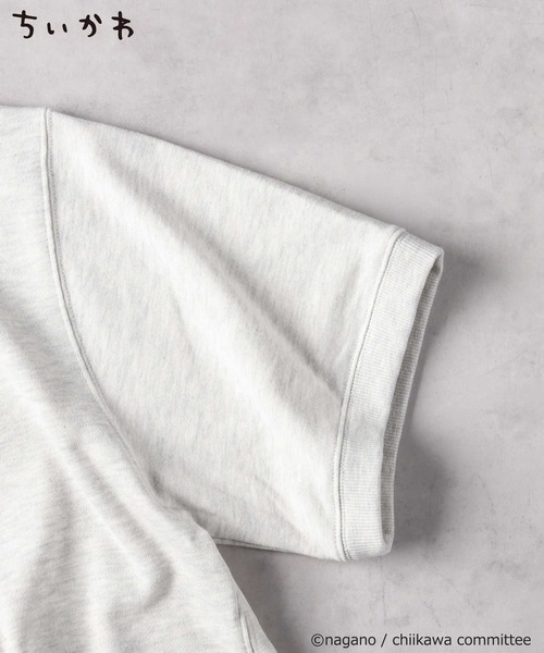 Right-on（ライトオン）の「【ちいかわ】半袖スウェット散切り頭（Tシャツ/カットソー・メンズ・オフホワイト・L/M）」の6枚目の写真