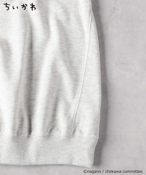 Right-on（ライトオン）の「【ちいかわ】半袖スウェット散切り頭（Tシャツ/カットソー・メンズ・オフホワイト・L/M）」の7枚目の写真