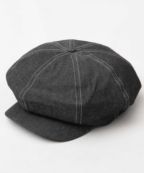 セール】ビッグシルエット キャスケットハンチング（デニム