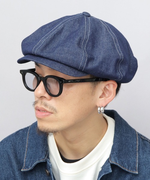 CELEB（セレブ）の「ビッグシルエット キャスケットハンチング（デニム・コーデュロイ）（キャスケット・メンズ・ベージュ系その他/ネイビー/ブラック/ブラウン系その他/グレー/ブラック系その他/イエロー系その他・FREE）」の19枚目の写真