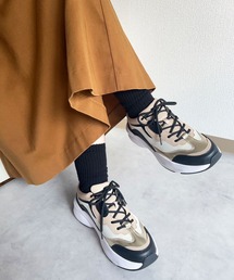 lus. | lus. 配色ダッドスニーカー(スニーカー)