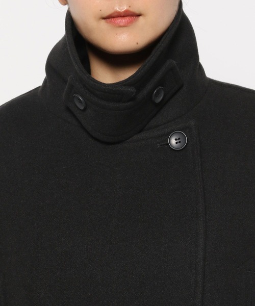 LEPSIM（レプシィム）の「【FOR I SERIES】ウーリーテックピーコート　130934（ピーコート・レディース・ネイビー/ブラック/グレー・FREE）」の8枚目の写真