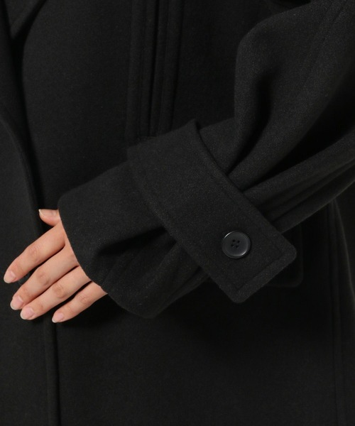 LEPSIM（レプシィム）の「【FOR I SERIES】ウーリーテックピーコート　130934（ピーコート・レディース・ネイビー/ブラック/グレー・FREE）」の18枚目の写真