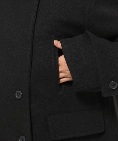 LEPSIM（レプシィム）の「【FOR I SERIES】ウーリーテックピーコート　130934（ピーコート・レディース・ネイビー/ブラック/グレー・FREE）」の19枚目の写真