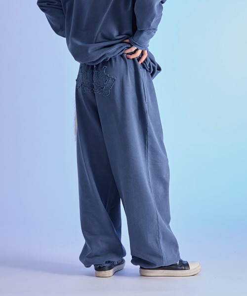 ピグメント加工スウェットパンツ 【SETUP着用可能】（スウェットパンツ