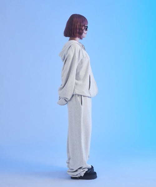 ピグメント加工スウェットパンツ 【SETUP着用可能】（スウェット