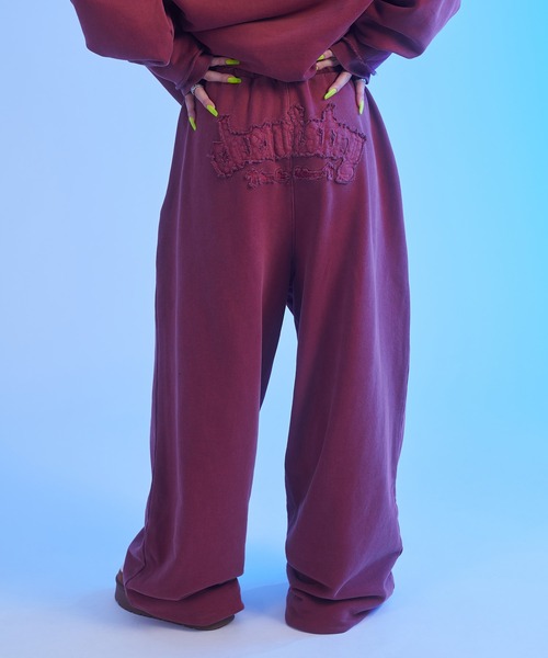 sedacle(セダクル)の「ピグメント加工スウェットパンツ 【SETUP着用可能】(スウェットパンツ・メンズ・チャコールグレー/杢グレー/ボルドー/ベージュ/イエロー/ネイビー/ピンク・SMALL/MEDIUM/LARGE)」の21枚目の写真