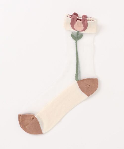 styiro（スタイロ）の「花柄シースルー靴下（ソックス/靴下・レディース・その他1/その他2/その他3/その他5/その他8/その他7/その他6/その他4/その他9/その他12/その他10/その他11・FREE）」の22枚目の写真