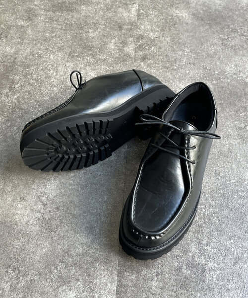 CPCM(シーピーシーエム)の「シャークハイソールモカシンシューズ(ブーツ・メンズ・ブラック/ブラウン・MEDIUM/LARGE)」の5枚目の写真