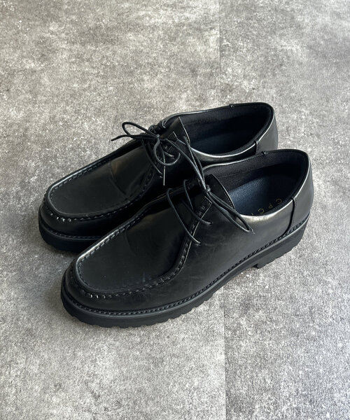 CPCM(シーピーシーエム)の「シャークハイソールモカシンシューズ(ブーツ・メンズ・ブラック/ブラウン・MEDIUM/LARGE)」の6枚目の写真