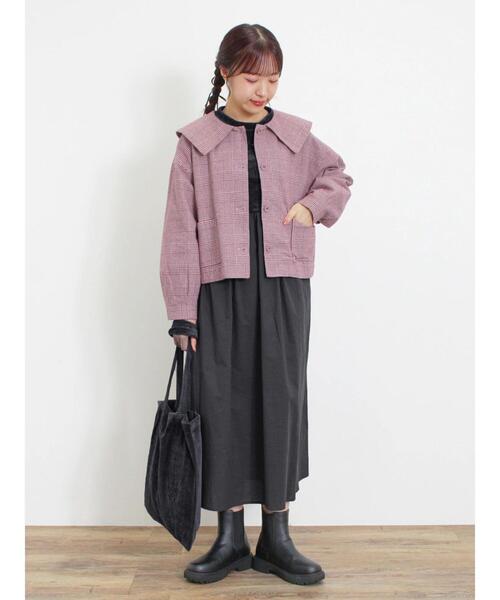 Samansa Mos2（サマンサ モスモス）の「サイドゴアブーツ（ブーツ・レディース・ブラウン/ブラック・M/L）」の4枚目の写真