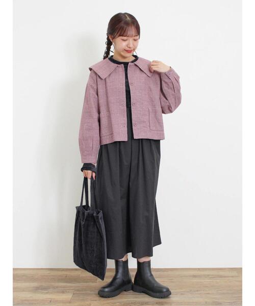 Samansa Mos2（サマンサ モスモス）の「サイドゴアブーツ（ブーツ・レディース・ブラウン/ブラック・M/L）」の5枚目の写真