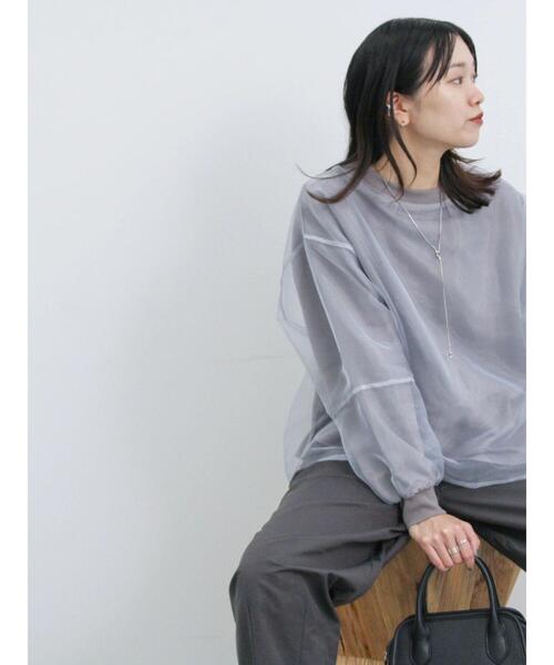 まるうさぎさま　おまとめ2点　オーガンジードッキングプルオーバー まるうさぎさま おまとめ2点 オーガンジードッキングプルオーバー まる