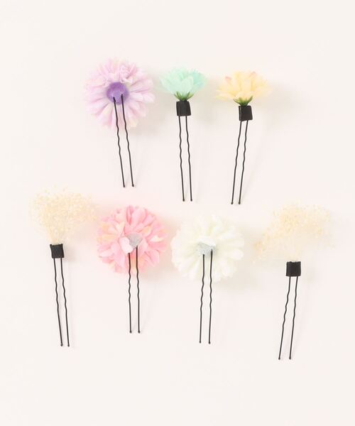 Catherine Cottage（キャサリンコテージ）の「プリンセスフラワーUピン 7本セット（ヘアピン・キッズ・その他・FREE）」の7枚目の写真