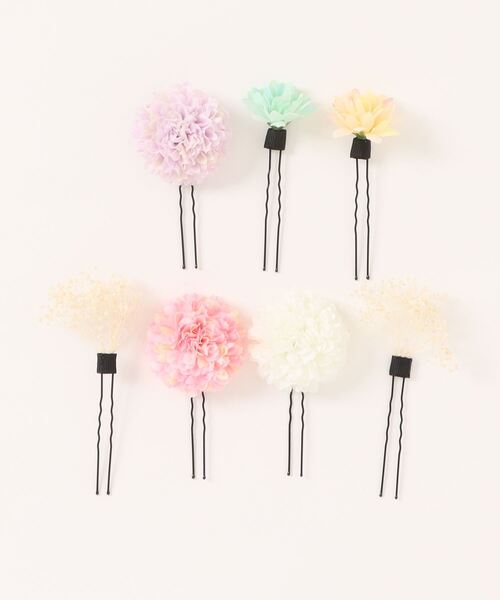 Catherine Cottage（キャサリンコテージ）の「プリンセスフラワーUピン 7本セット（ヘアピン・キッズ・その他・FREE）」の6枚目の写真