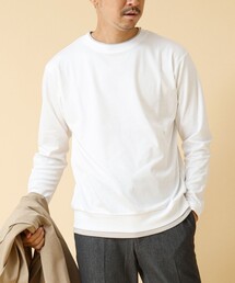NOLLEY’S | 《ビジカジ対応》フェイクレイヤード ハイゲージスムース 長袖Tシャツ 24AW(Tシャツ/カットソー)