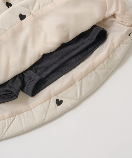 Lycee mine（リセマイン）の「【インナーパンツ付き】キルティングギャザーたっぷりスカート（スカート・キッズ・ミント/アイボリー/ブラック/ピンク/ブラウン・100cm/110cm/120cm/130cm/140cm/150cm）」の19枚目の写真