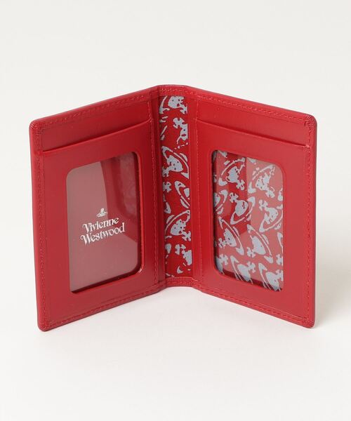 Vivienne Westwood ACCESSORIES(ヴィヴィアンウエストウッドアクセサリー)の「VINTAGE WATER ORB / パスケース【859172 M16ERR】(パスケース・レディース・ピンク/レッド/ブラック・FREE)」の11枚目の写真