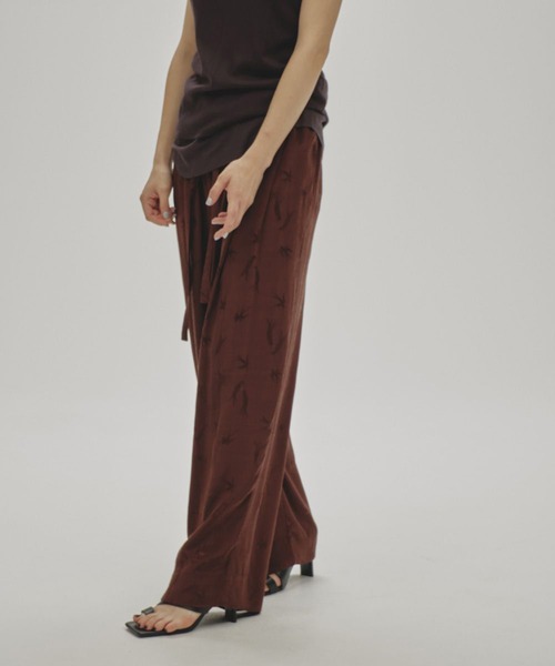 パンツ TODAYFUL Swallow Satin Pants TODAYFUL/トゥデイフル】Swallow Satin Pants/スワローサテン