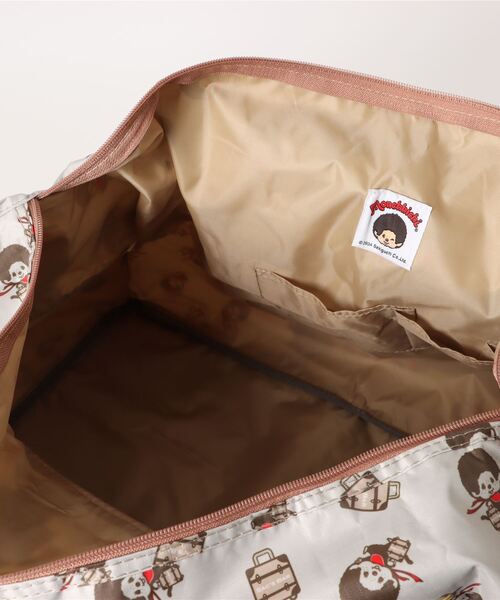 SAC'S BARJean（サックスバージーン）の「【Monchhichi/モンチッチ】ボストンバッグL（ボストンバッグ・レディース・ベージュ・FREE）」の5枚目の写真