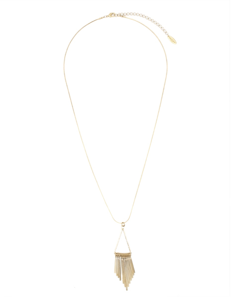 NATURAL BEAUTY BASIC（ナチュラルビューティーベーシック）の「【AneCan 12月号掲載】センターフリンジネックレス（ネックレス・レディース・シルバー/ゴールド・ﾌﾘ-）」の3枚目の写真