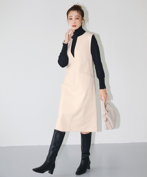 セール】レザー調ロングブーツ（ブーツ）｜index（インデックス）の