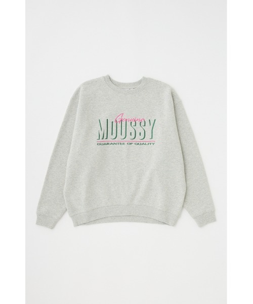 MOUSSY(マウジー)の「【ZOZO・一部店舗限定】SHADOW MOUSSY プルオーバー(スウェット・レディース・ホワイト/杢グレー/ブラック・FREE)」の19枚目の写真