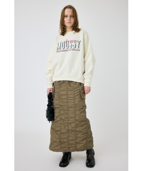 MOUSSY(マウジー)の「【ZOZO・一部店舗限定】SHADOW MOUSSY プルオーバー(スウェット・レディース・ホワイト/杢グレー/ブラック・FREE)」の17枚目の写真