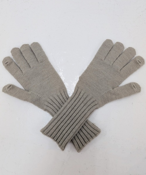 RUBY AND YOU（ルビーアンドユー）の「［select］リブニットグローブ（手袋・レディース・グレー/ベージュ・FREE）」の7枚目の写真