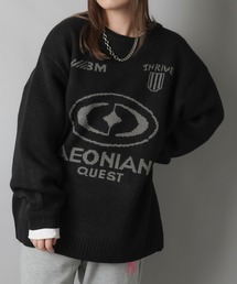 SPINNS | ゲームデザイン ビッグジャガードニット(ニット/セーター)