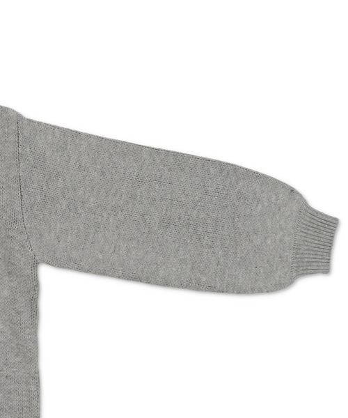 SPINNS（スピンズ）の「ゲームデザイン ビッグジャガードニット（ニット/セーター・レディース・キナリ/ブラック/ピンク/杢グレー・ONESIZE）」の16枚目の写真