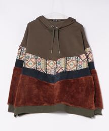 【チャイハネ】パッチワークMEN'Sパーカー