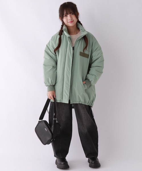 repipi armario(レピピ アルマリオ)の「ナカワタモンスターコート(ダウンジャケット/コート・キッズ・ブラック/アイボリー/グリーン・LARGE/MEDIUM/SMALL)」の4枚目の写真