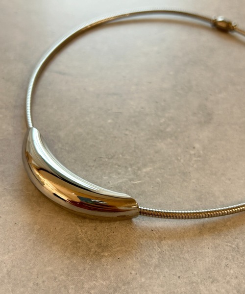 サファイアミンク リングチョーカー／ 自然色 85 cm ／GAKE日本製