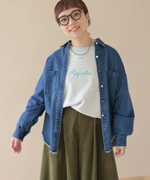 studio CLIP | 【バヤコさんコラボ】やわらかデニムBIGシャツジャケット(シャツ/ブラウス)