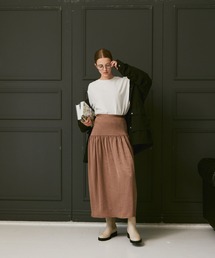 mirem（ミレム）の「Vintage satin ｆlare skirt（スカート）」