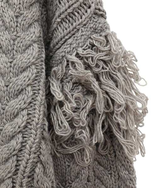 フリンジスリーブショート丈ケーブルニット（ニット/セーター）｜AnriettMusee（アンリエットミュゼ）