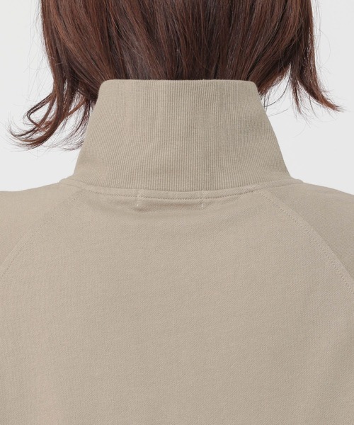 studio CLIP(スタディオクリップ)の「ハーフジップドッキングワンピース(ワンピース・レディース・モカ/アイボリー/ブラック・FREE)」の19枚目の写真