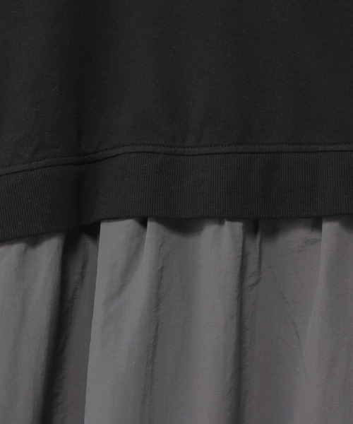 studio CLIP(スタディオクリップ)の「ハーフジップドッキングワンピース(ワンピース・レディース・モカ/アイボリー/ブラック・FREE)」の20枚目の写真