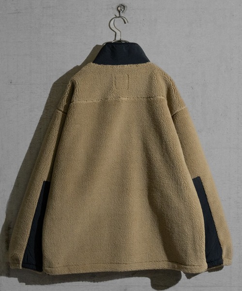 【ag】〔GERRY/ジェリー〕シープボア 裏フリース ウィンドウプルーフ スタンドカラージャケット（ブルゾン）｜GERRY（ジェリー）